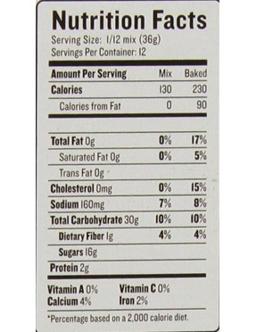 Madhava Organic Super Yummy Cake Mix With Ancient Grains Yellow (6x15.3 OZ)