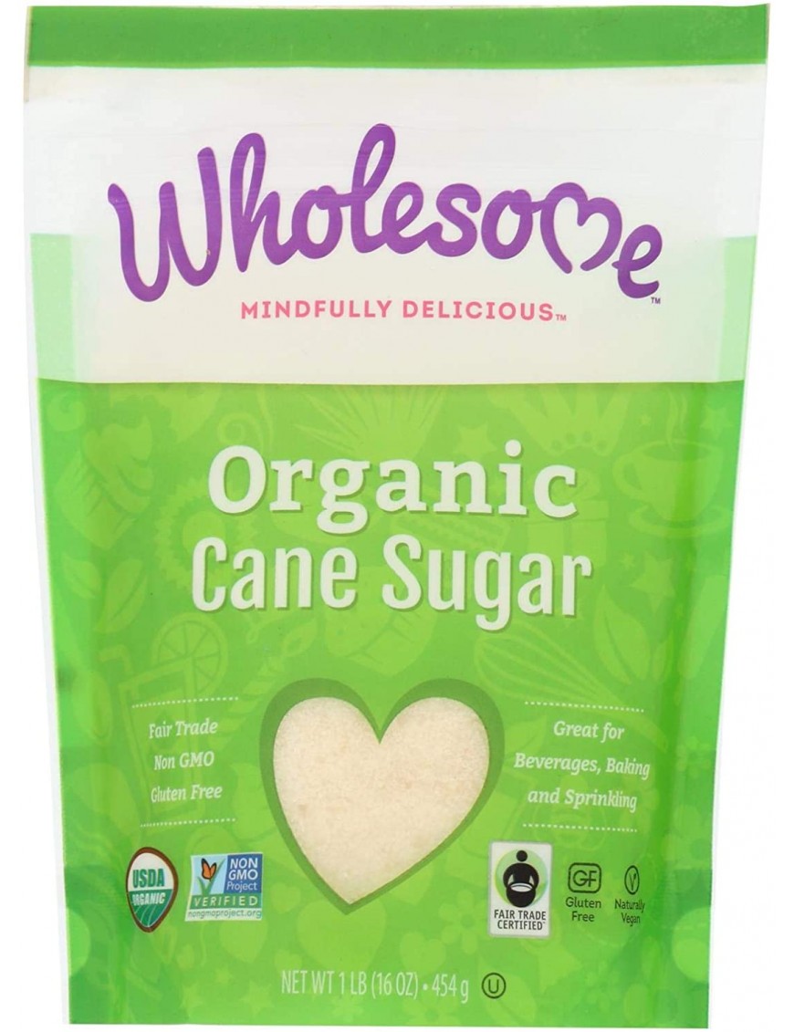 Wholesome Sweeteners Milled Unrefined Sugar (12x1 LB)