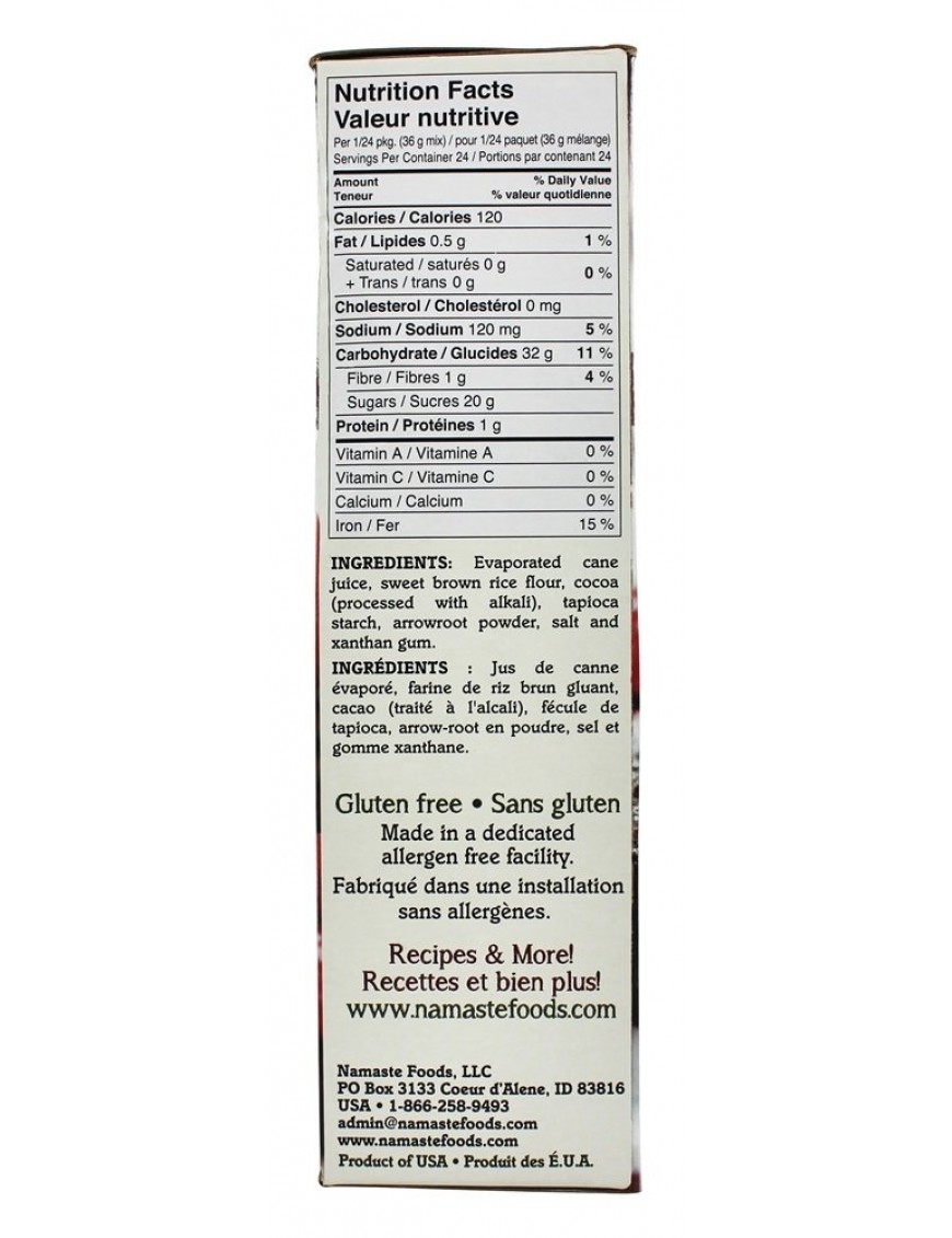 Namaste Brownie Mix (6x30 Oz)