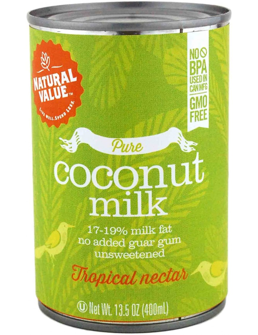 Natural Value Coconut Milk (12x13.5OZ )