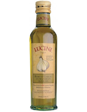 Lucini Italia Extra Virgin Robust Garlic Olive Oil (6x8.5 Oz)