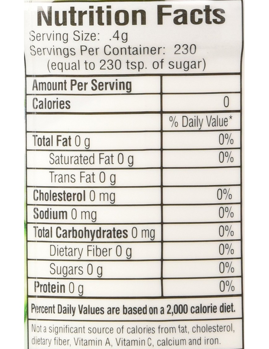 SweetLeaf Organic Stevia Sweetener Shaker (1x3.2 OZ)
