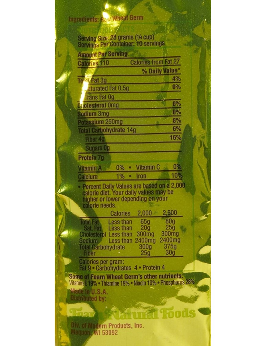 Fearn Naturefresh Raw Wheat Germ (12x10Oz)