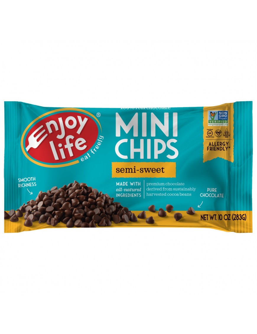 Enjoy Life Foods Semi-Sweet Chocolate Chips Gluten Free (12x10 Oz)