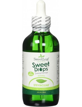 Sweetleaf Stevia Extract Clear Liquid 120ml (1x4 Oz)