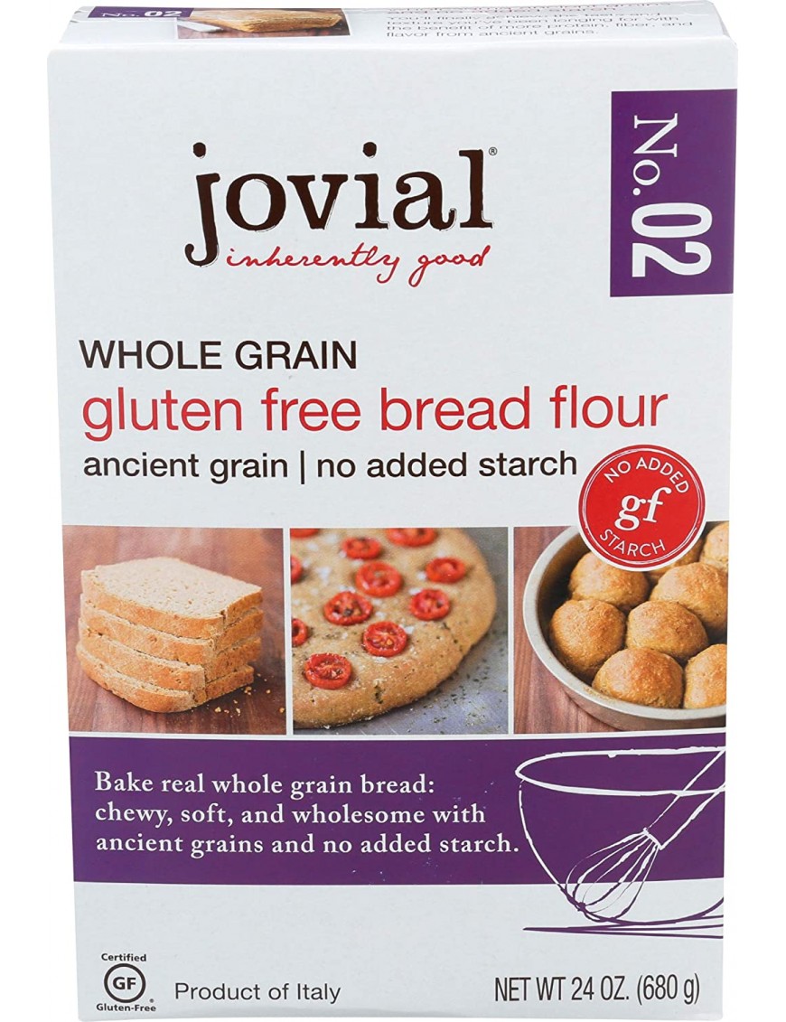 Jovial Whole Grain Gluten Free Bread Flour No. 2 (6x24 OZ)