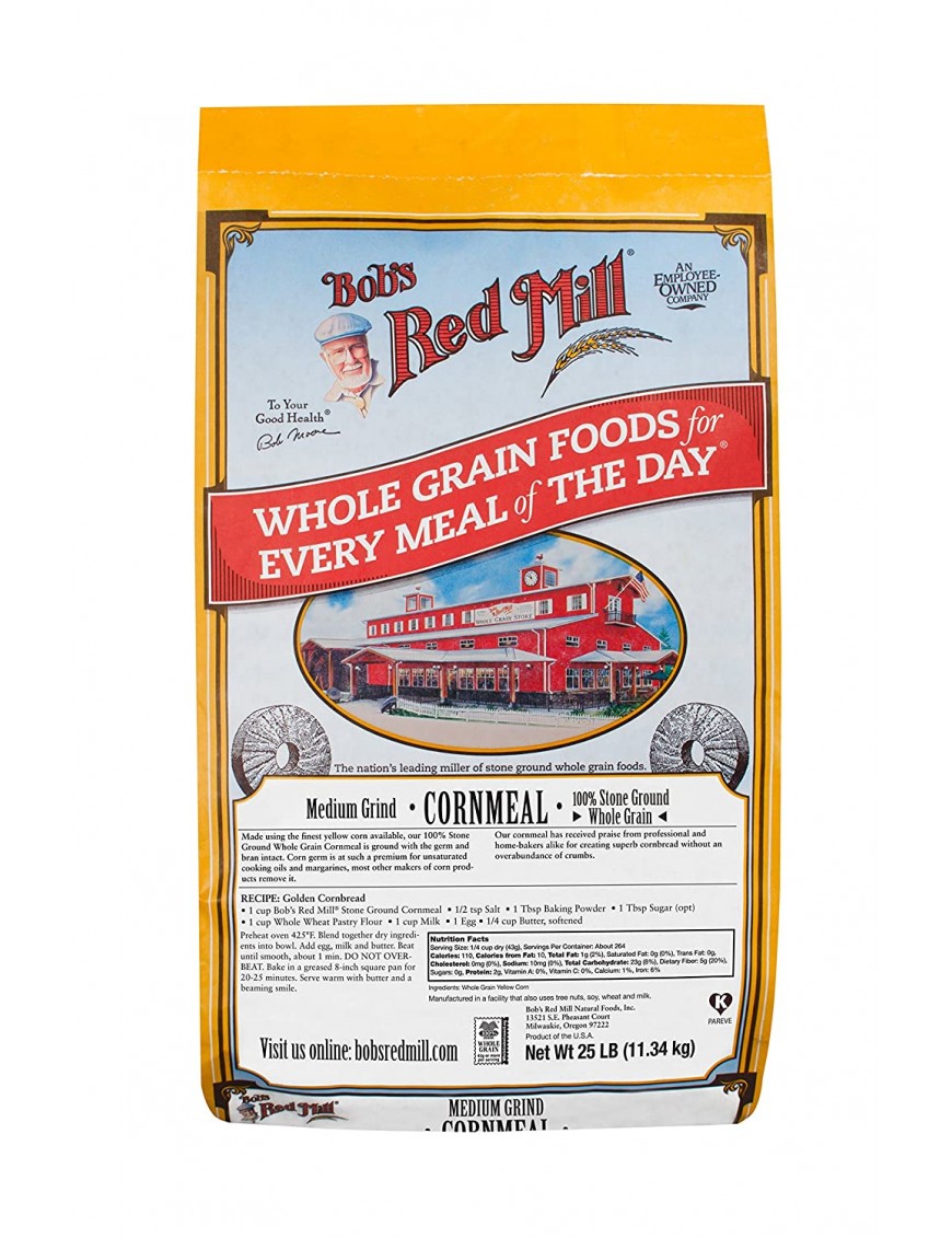 Bob's Red Mill Med Cornmeal (1x25LB )