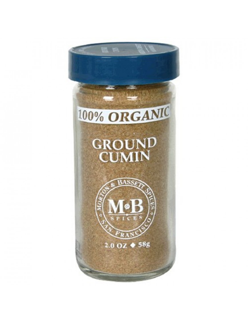 Morton & Bassett Organic Ground Cumin (3x2Oz)