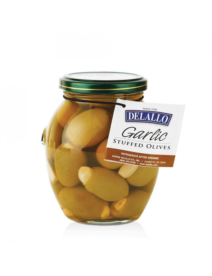 De Lallo Garlic Stuffed Olives (6x7Oz)