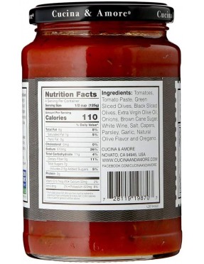 Cucina & Amore Puttanesca Sauce (6x16.8OZ )