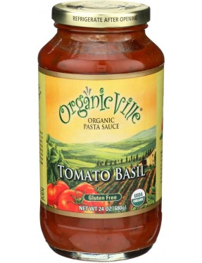 Organicville Tom/Bsl P/Sce (12x24OZ )
