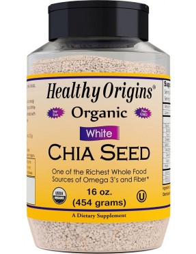 Healthy Origins White Chia Seeds (1x16 Oz)