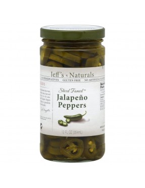 Jeff's Naturals JalapenoSliced Tamed (6x12OZ )