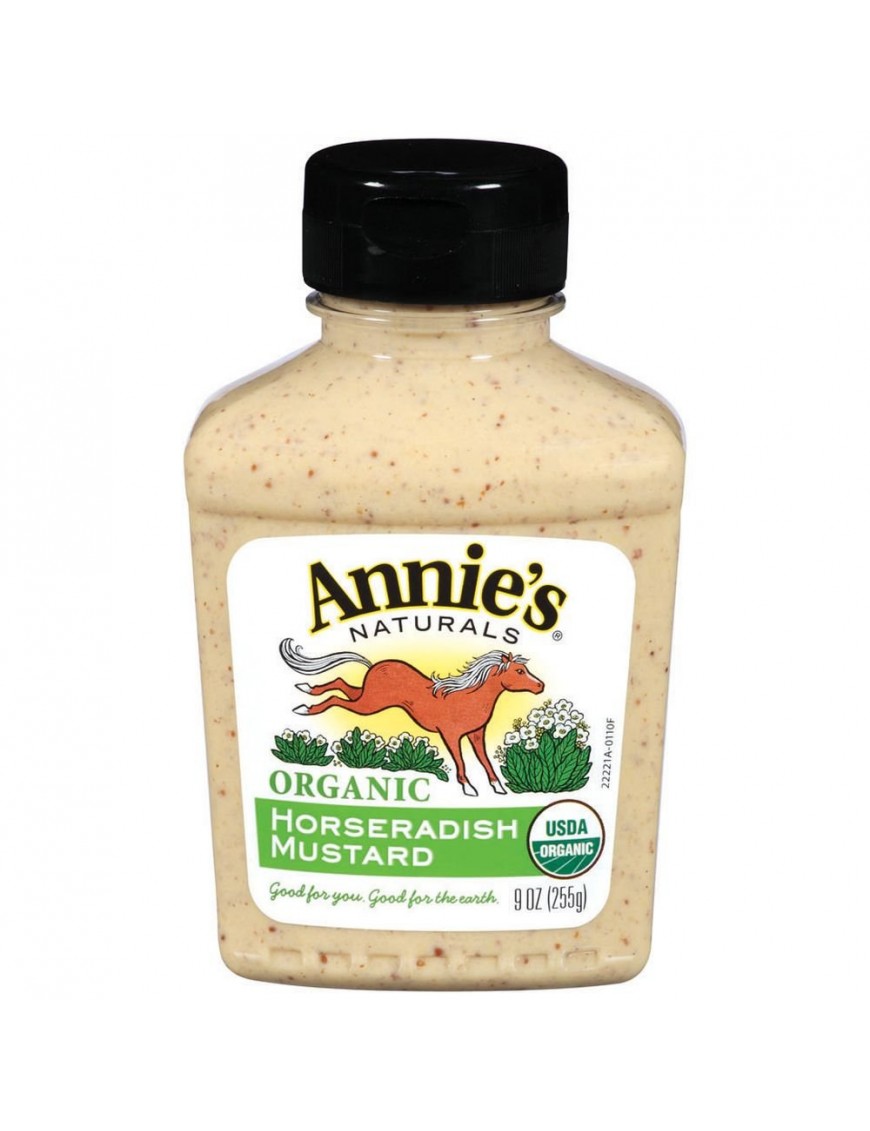 Annie's Naturals Horseradish Mustard (12x9 Oz)