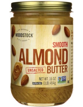 Woodstock Smooth Almond Butter Ns (12x16 Oz)
