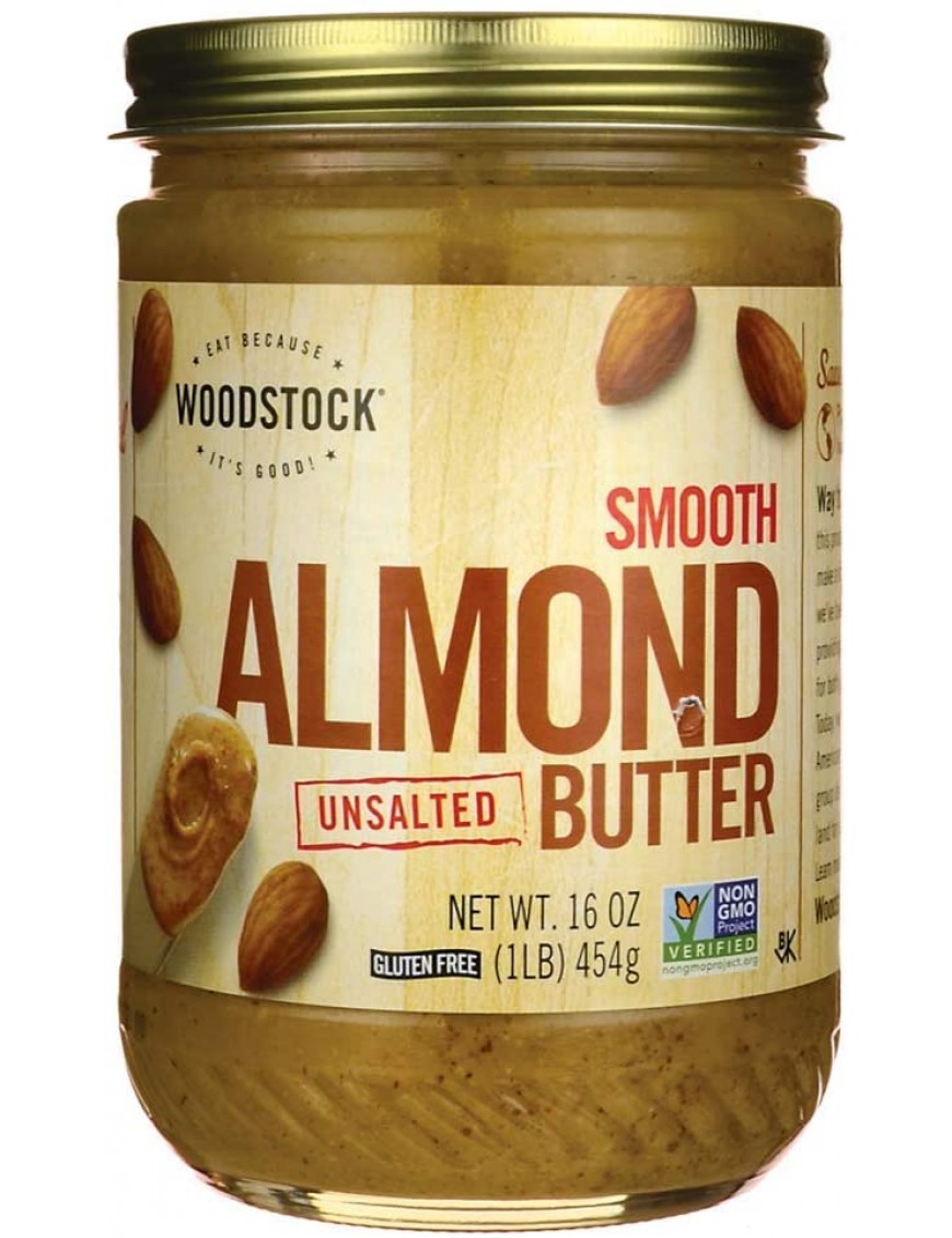Woodstock Smooth Almond Butter Ns (12x16 Oz)