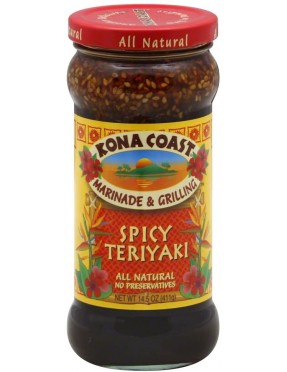 Kona Coast Spicy Teriyaki Marinade (6x14.5Oz)