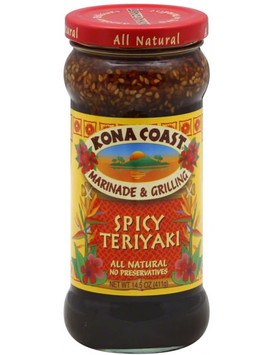 Kona Coast Spicy Teriyaki Marinade (6x14.5Oz)