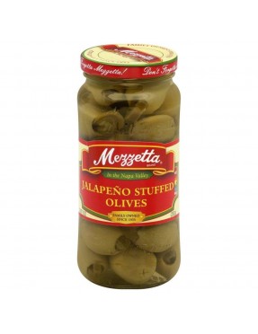 Mezzetta Jalapeno Stuffed Olives (6x10Oz)