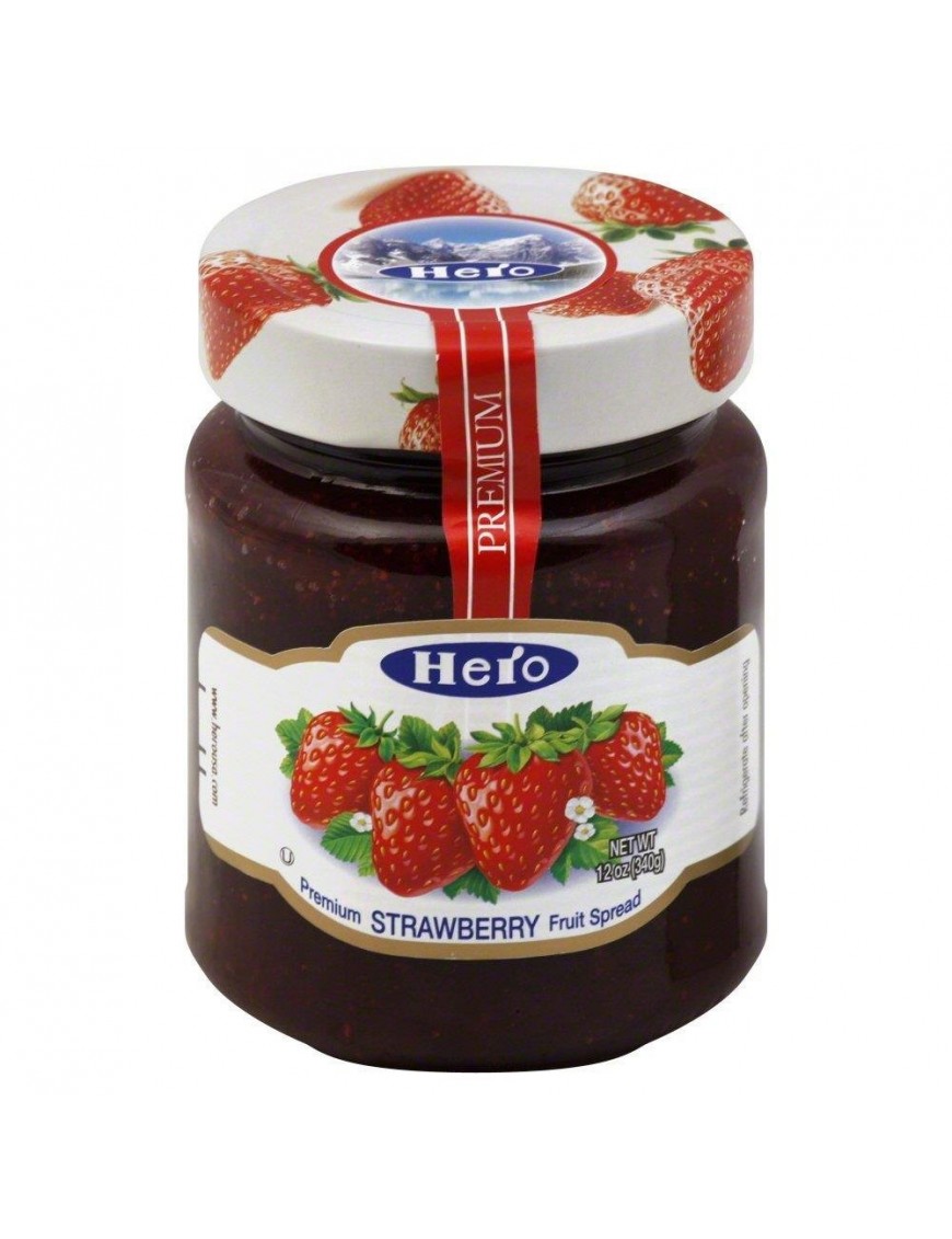 Hero Premium Fruit Spread Strawberry (8x12 OZ)