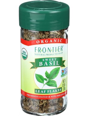 Frontier Herb Sweet C/S Basil Leaf Organic (1x.56 Oz)