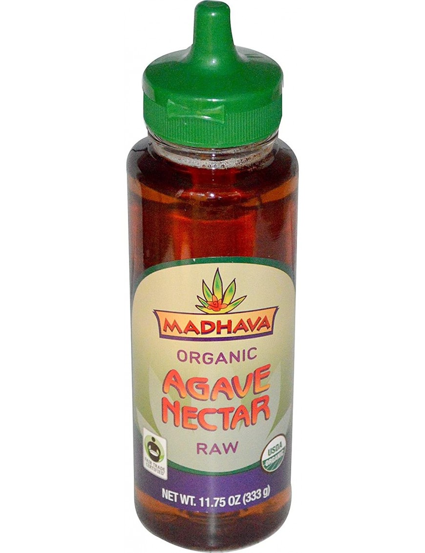 Madhava Pure Agave Nectar, Raw (6x11.75Oz)