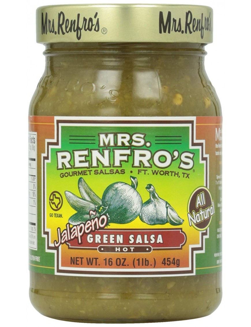 Mrs. Renfro's Green Hot Jalape??o Salsa (6x16Oz)