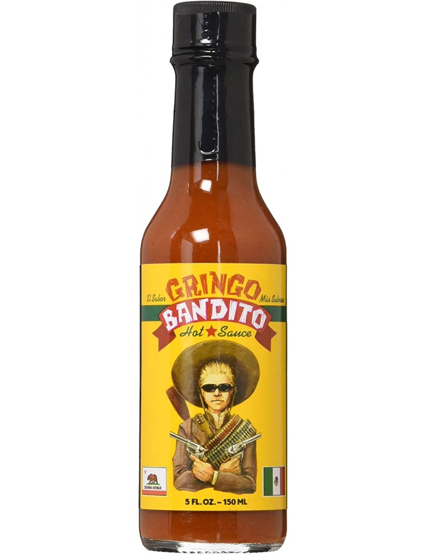 Gringo Bandito Hot Sauce Small Bottle (12x5Oz)