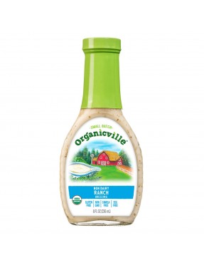 Organicville Non Dairy Ranch Vinaigrette (6x8 Oz)