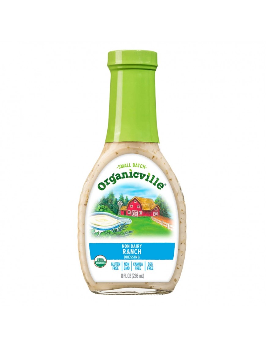 Organicville Non Dairy Ranch Vinaigrette (6x8 Oz)