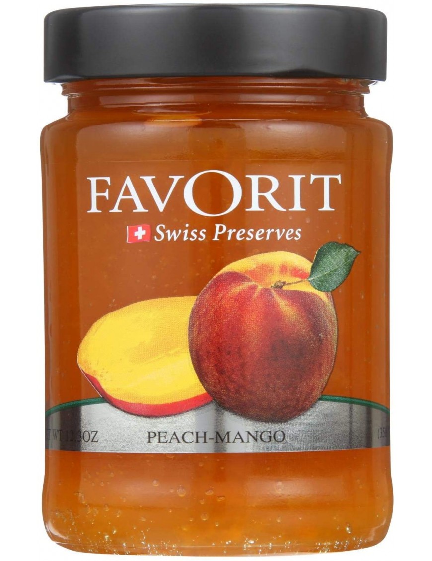 Favorit Preserves, Peach (6x12.3Oz)
