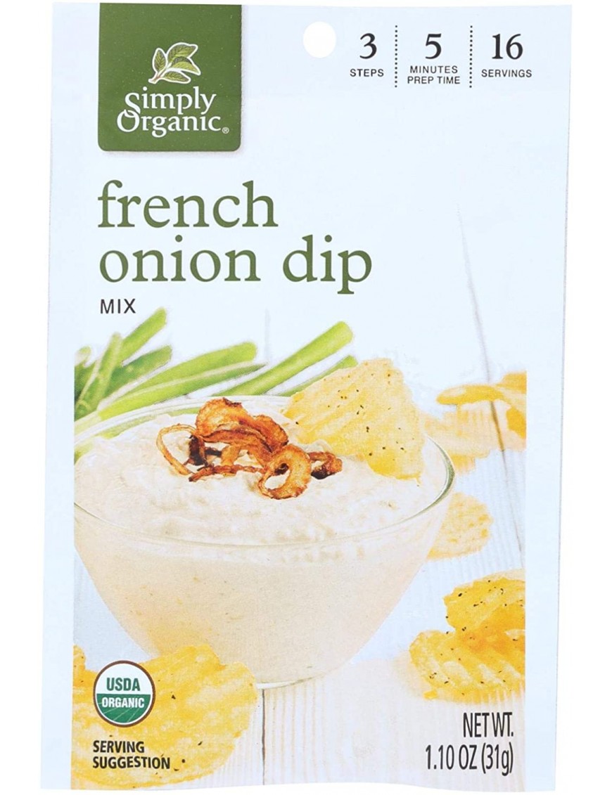 Simply Organic French Onion Dip (12x1.1 Oz)
