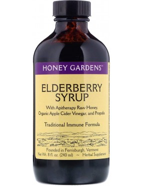 Honey Gardens Honey Organic Elderberry Syrup (1x8Oz)