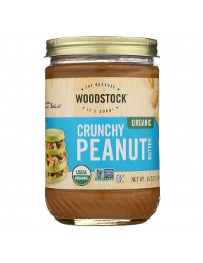 Woodstock Crunchy Peanut Butter (12x16 Oz)