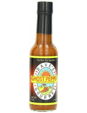 Dave's Gourmet Ghost Pepper Naga Jolokia Hot Sauce (12x5Oz)