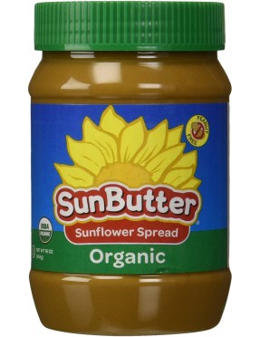 Sunbutter Sunflower Seed Spread Organic Jar (6x16Oz)