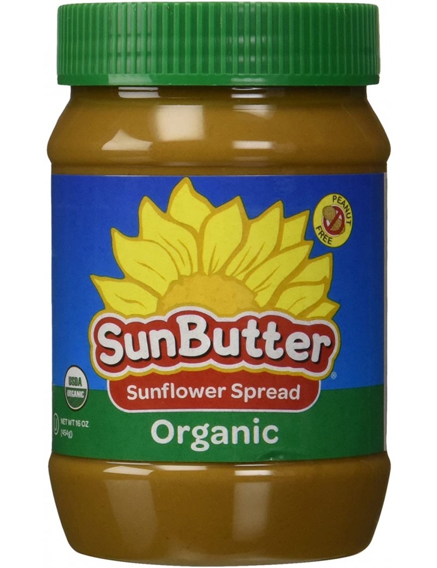 Sunbutter Sunflower Seed Spread Organic Jar (6x16Oz)