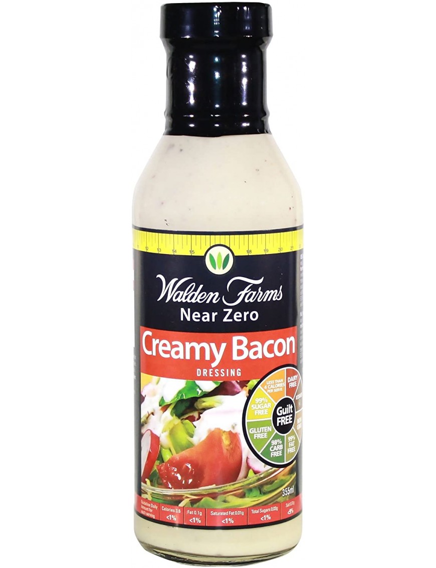 Walden Farms Calorie Free Creamy Bacon Salad Dressing (6x12 Oz)