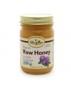Glorybee Raw Clover Honey (6x18Oz)