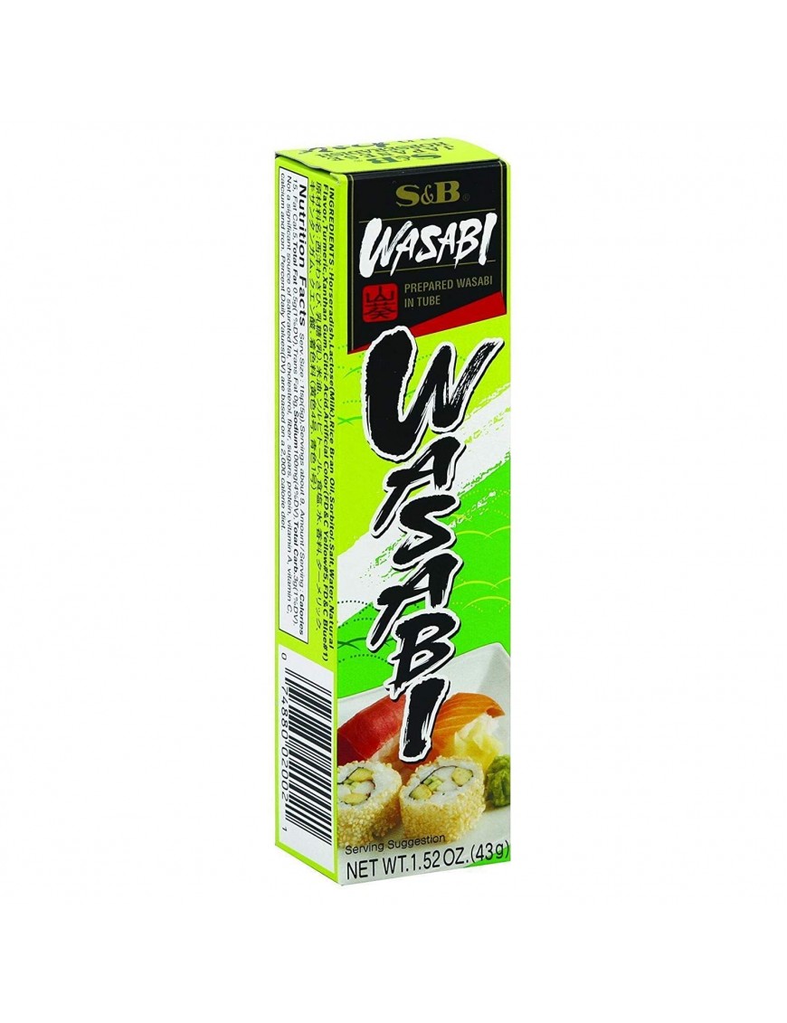 S&B Wasabi Prepared Wasabi In Tube (10x1.52Oz)