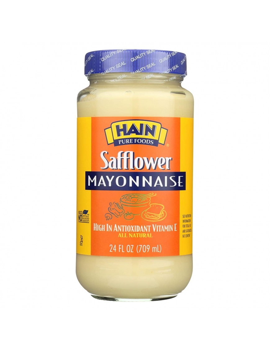 Hain Pure Foods Safflower Mayonnaise (12x12 Oz)