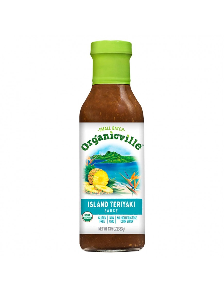 Organicville Island Teriyaki Sauce (6x13.5 Oz)