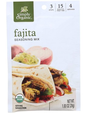 Simply Organic Fajita Seasoning (12x1OZ )