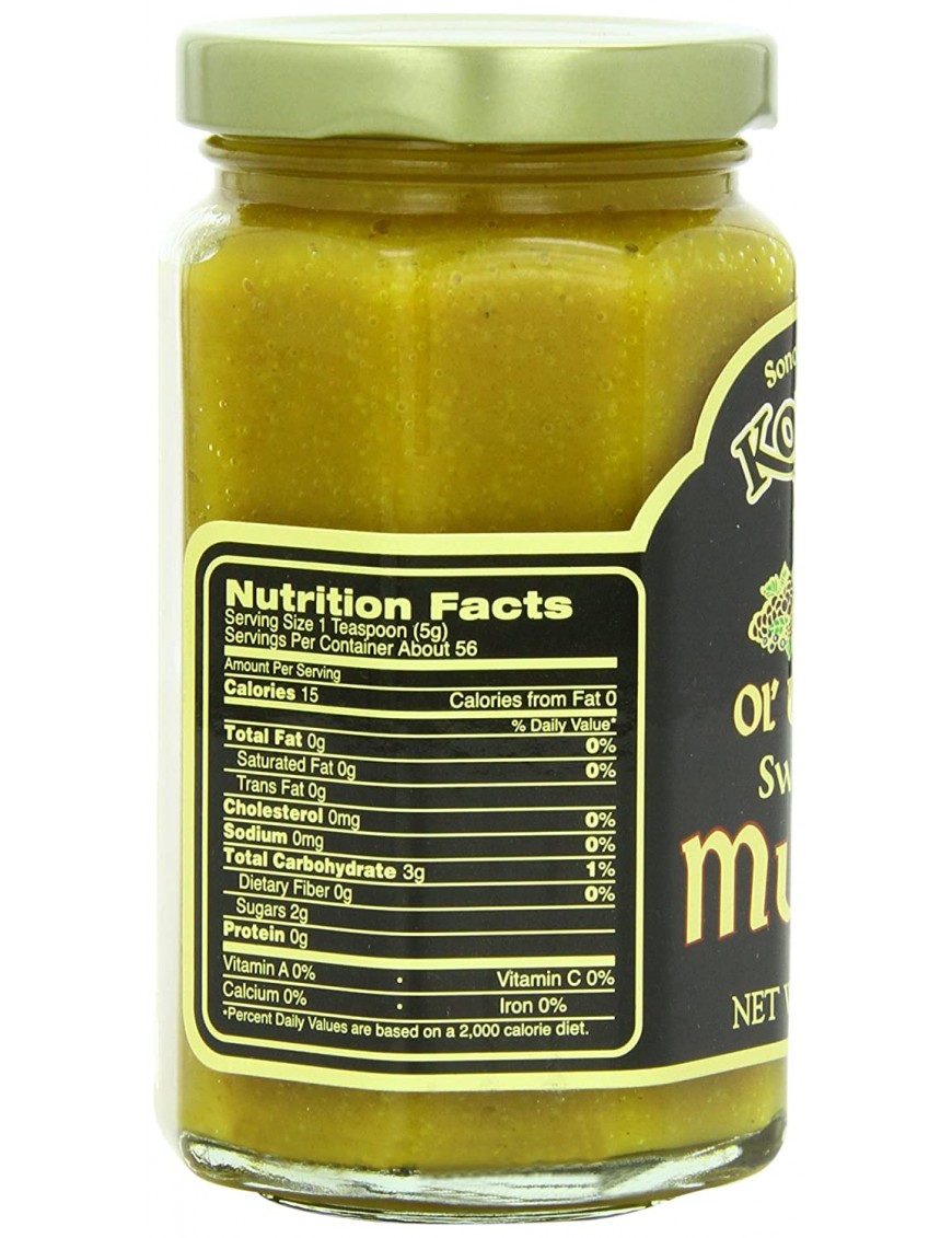 Kozlowski Farms Cals Sweet/Hot Mustard (6x10OZ )