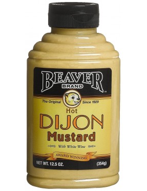 Beaver Dijon Mustard With White Wine (6x12.5Oz)