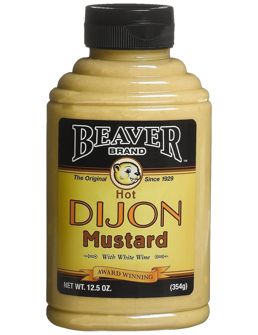 Beaver Dijon Mustard With White Wine (6x12.5Oz)