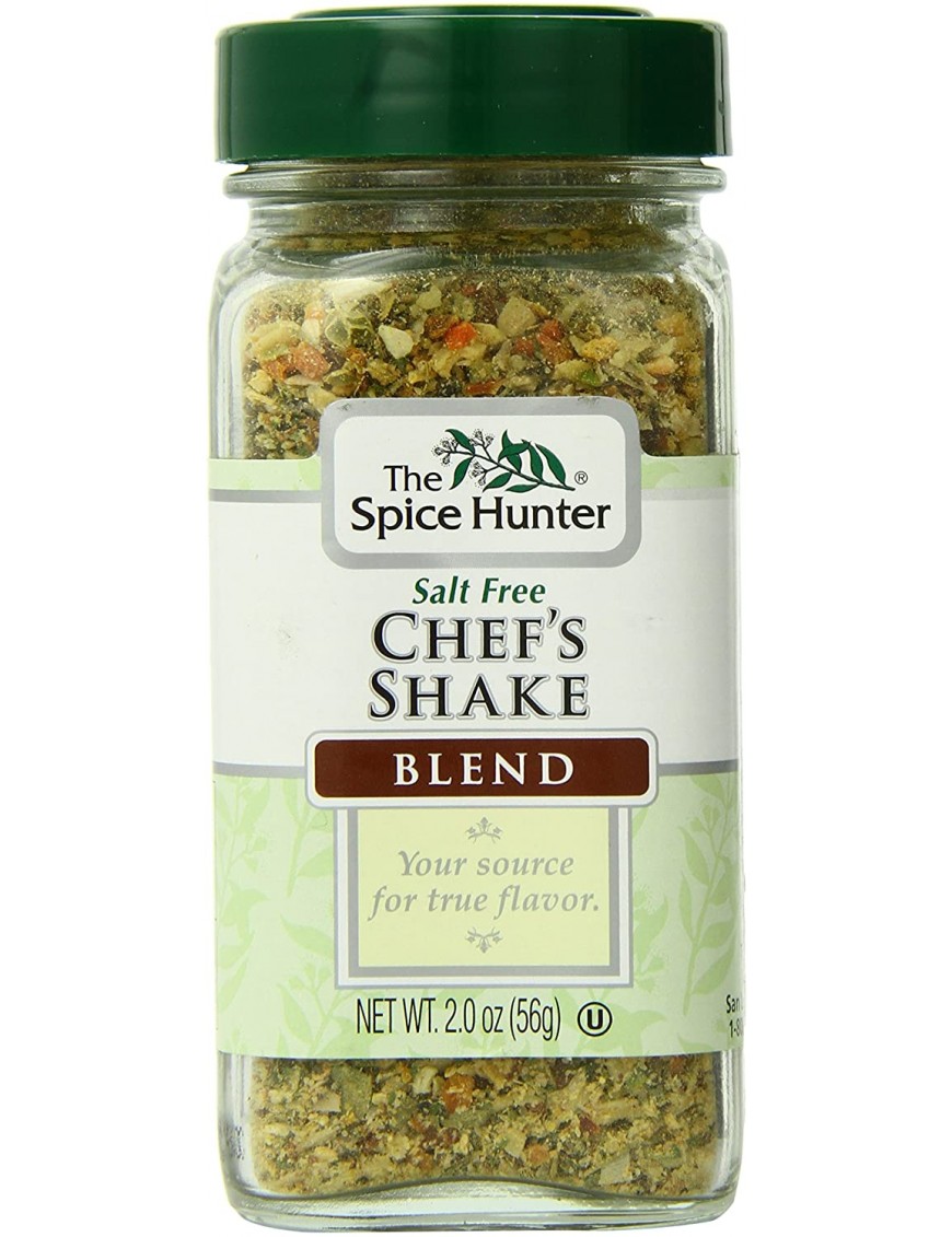 Spice Hunter Salt Free Chefs Shake BlendJars (6x2Oz)