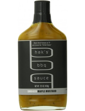 Hak's Smoked Mapple Mustard BBQ Sauce (6x15.5Oz)