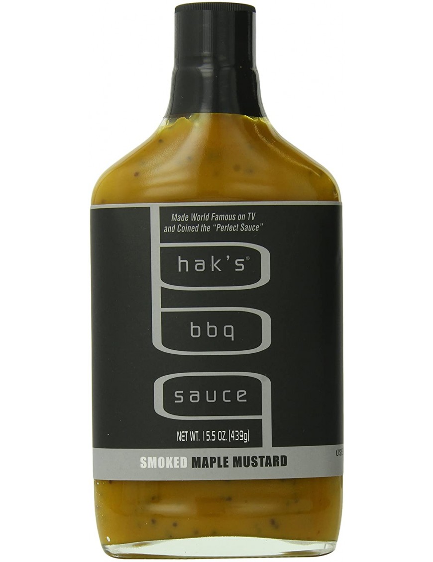 Hak's Smoked Mapple Mustard BBQ Sauce (6x15.5Oz)