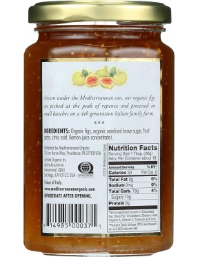 Mediterranean Organics White Fig Preserves (12x13 Oz)